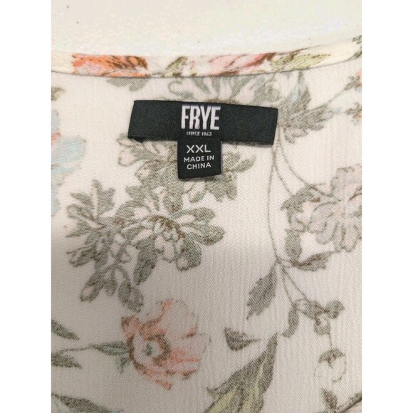 Frye Dress Womens XXL Floral Midi Button Front Prairie Boho Cottage Western Plus - Picture 5 of 14